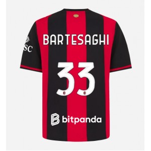 AC Milan Davide Bartesaghi #33 Jalkapallovaatteet Kotipaita 2026-27 Lyhythihainen